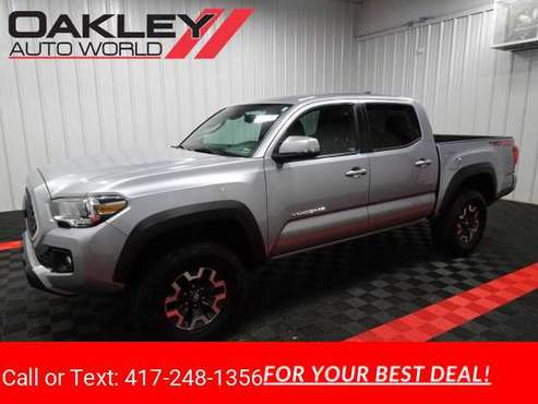 2019 Toyota Tacoma 4WD TRD Off Road Double Cab pickup Silver - cars... for sale in Branson West, MO
