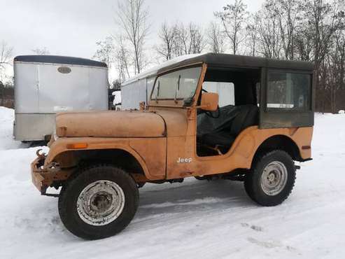 1975 Jeep cj-5 manual 61k miles 4wd with hard top for sale in Auburn, NY