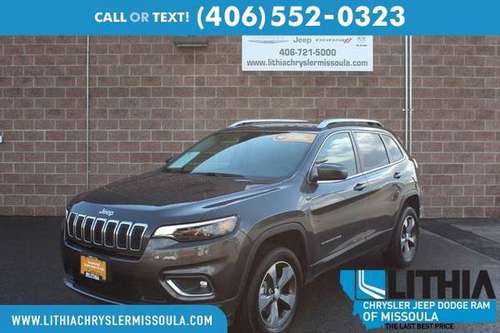 2019 Jeep Cherokee Limited 4x4 SUV Cherokee Jeep for sale in Missoula, MT