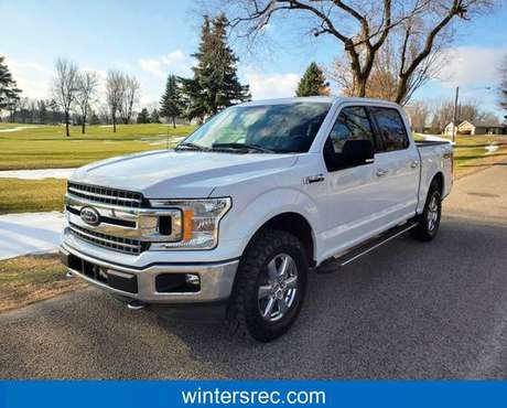2018 Ford F-150 XLT Crew Cab Truck, White - cars & trucks - by... for sale in Sauk Centre, ND