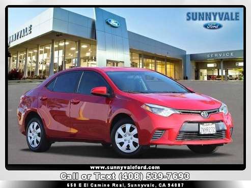 2016 Toyota Corolla Le - - by dealer - vehicle for sale in Sunnyvale, CA