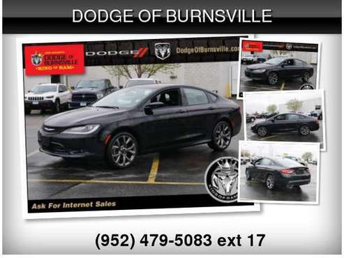 2015 Chrysler 200 S 1, 000 Down Deliver s! - - by for sale in Burnsville, MN