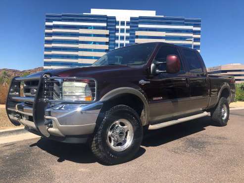 2004 FORD F350 SUPER DUTY CREW KINGS RANCH 6.0 POWERSTROKE 4X4 1-OWNER for sale in PRIEST EXCEL BUSINESS PARK, AZ