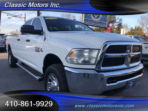 2015 Dodge Ram 3500 Crew Cab TRADESMAN 4X4 LONG BED! - cars & for sale in Finksburg, NY