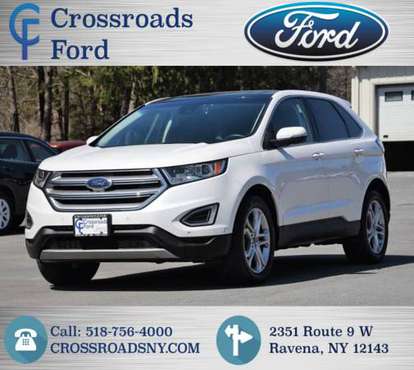 2017 FORD EDGE Titanium AWD 4dr Crossover! LOW MILES! U10910T - cars for sale in RAVENA, NY