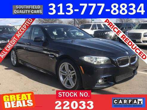 ✔️👍2016 BMW 550I XDRIVE Bad Credit Ok Guaranteed Financing $500 Down... for sale in Detroit, MI