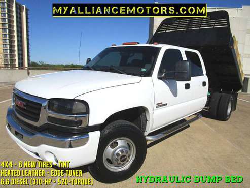 10, 000 DUMP BED! GMC 3500 Dually 4x4 DIESEL Leather TUNER tint for sale in MO