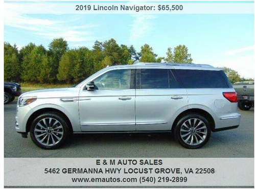 2019 Lincoln Navigator Select 1 Owner for sale in LOCUST GROVE, VA