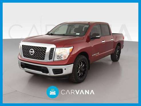 2018 Nissan Titan Crew Cab SV Pickup 4D 5 1/2 ft pickup Red for sale in OR
