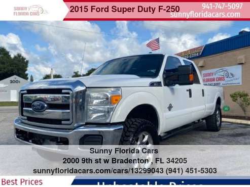 2015 Ford Super Duty F-250 SRW 4WD Crew Cab 172" Lariat - We Finance... for sale in Bradenton, FL