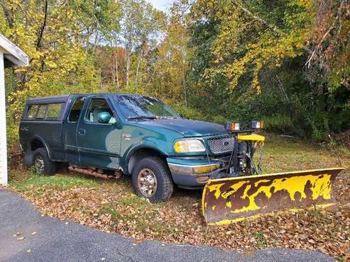 2000 F-150 “7700” 4X4 Ext Cab w/ 7 ½ ft Fisher Minute Mount Snowplow for sale in PELHAM, MA