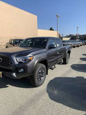 New 2021 Tacoma TRD 4WD Double-Cab Long bed (IW249) - cars & trucks... for sale in Burlingame, CA