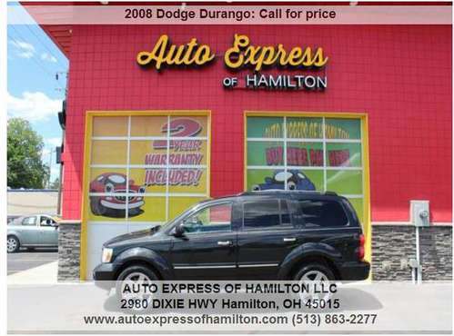 2008 Dodge Durango Limited 999 Down TAX Buy Here Pay Here - cars & for sale in Hamilton, OH