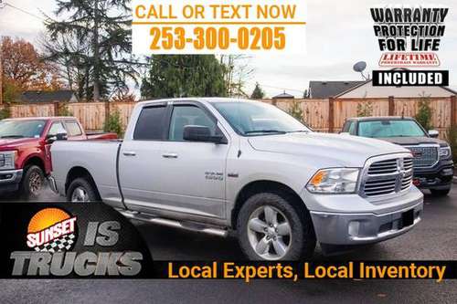 2016 Ram 1500 4x4 4WD Dodge Big Horn Extended Cab PICKUP TRUCK F150... for sale in Sumner, WA
