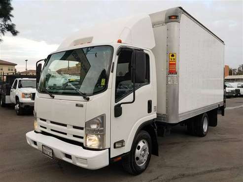 2009 Isuzu NPR 14Ft box truck Under 14k Lbs,power lift! - cars &... for sale in Santa Ana, CA