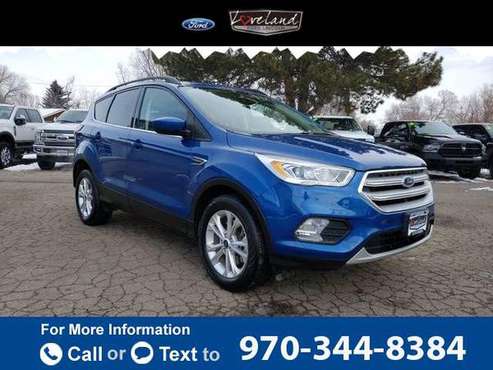 2019 Ford Escape SEL suv Blue - cars & trucks - by dealer - vehicle... for sale in Loveland, CO