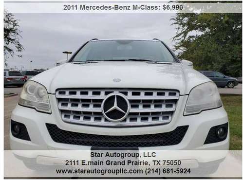 2011 Mercedes-Benz M-Class ML350 - cars & trucks - by dealer -... for sale in Grand Prairie, TX