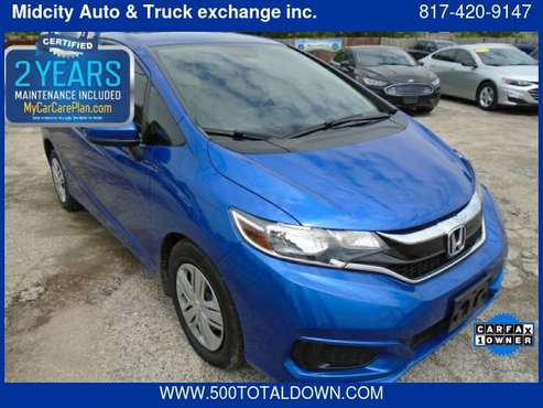 2019 Honda Fit LX CVT 500totaldown com low monthly pymts all for sale in Haltom City, TX