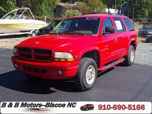 2000 Dodge Durango 4wd, SLT, 4x4 4 Door Sport Utility, 5.9 Liter Magnu for sale in Biscoe, NC