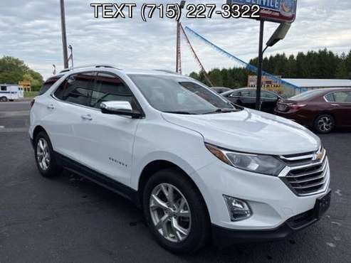 2018 CHEVROLET EQUINOX PREMIER - cars & trucks - by dealer - vehicle... for sale in Somerset, WI