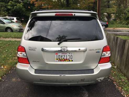 2006 Toyota highlander hybrid limited - cars & trucks - by owner -... for sale in Rockville, District Of Columbia