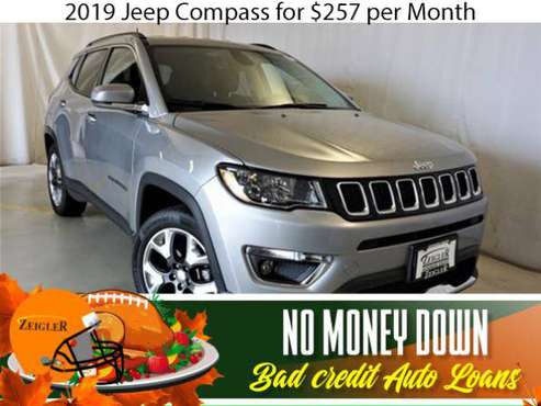 $257/mo 2019 Jeep Compass Bad Credit & No Money Down OK - cars &... for sale in St. Charles, IL