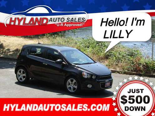 2016 CHEVY SONIC LTZ *ONLY $500 DOWN DRIVES IT HOME @ HYLAND AUTO 👍 for sale in Springfield, OR