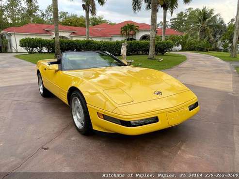 1992 Chevy Corvette Convertible! Only 22k miles! Only 2 Owners! for sale in Naples, FL