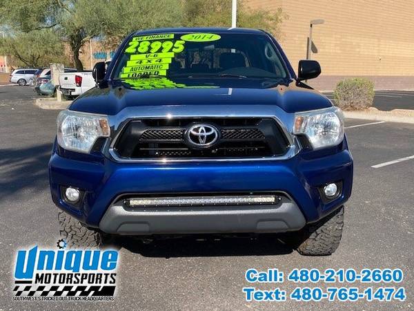 2014 TOYOTA TACOMA DOUBLE CAB TRUCK ~ FOUR WHEEL DRIVE ~ HOLIDAY SPE... for sale in Tempe, AZ – photo 3
