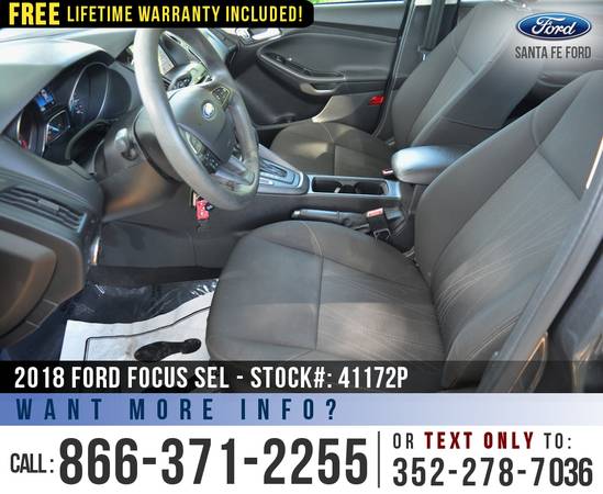 2018 Ford Focus SEL Sunroof - Backup Camera - Cruise Control for sale in Alachua, FL – photo 12