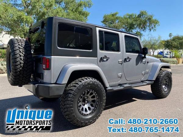 2017 JEEP WRANGLER UNLIMITED SAHARA 4WD 4DR UNIQUE TRUCKS - cars & for sale in Tempe, CO – photo 6