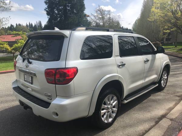 2012 Toyota Sequoia Platinum 4WD - Navi, DVD, Loaded, Clean title for sale in Kirkland, WA – photo 5