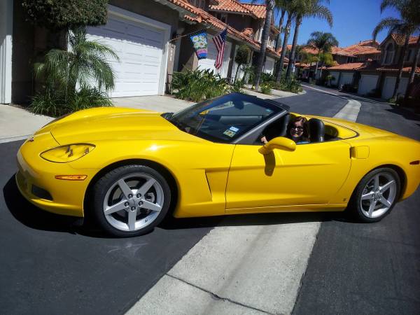 2006 Yellow Corvette Convertible Automatic Trans. 11000 miles. for sale in Laguna Niguel, CA – photo 2