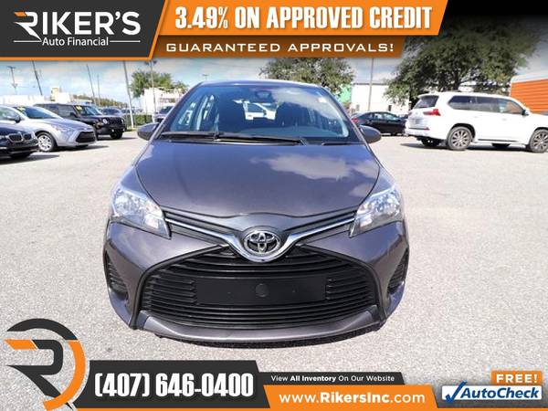 $137/mo - 2017 Toyota Yaris L - 100 Approved! - cars & trucks - by... for sale in Kissimmee, FL – photo 5