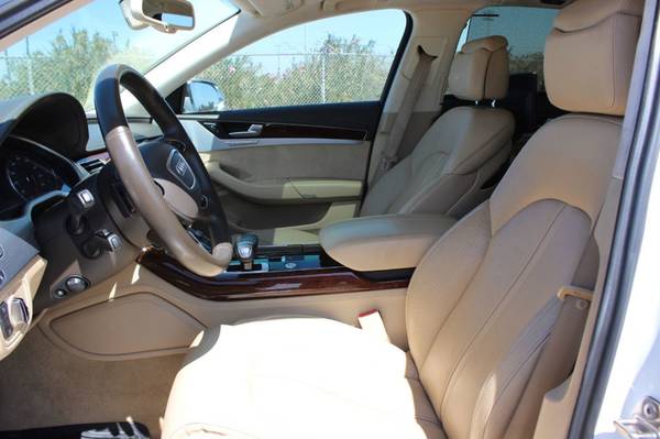 2012 *Audi* *A8 L* *4dr Sedan W12* Ibis White for sale in Tranquillity, CA – photo 20