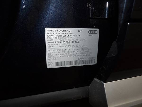 2018 Audi Q5 2 0T Premium suv Blue Monthly Payment of - cars & for sale in Benton Harbor, MI – photo 24