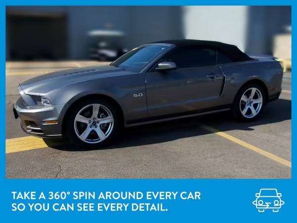 2014 Ford Mustang GT Premium Convertible 2D Convertible Gray for sale in Wausau, WI – photo 3