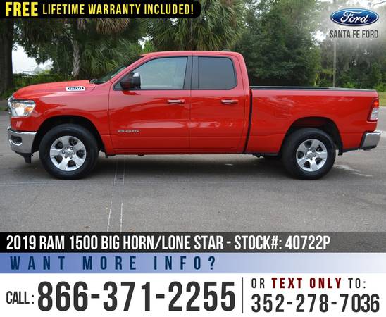 *** 2019 RAM 1500 BIG HORN/LONE STAR *** Bedliner - Push to Start -... for sale in Alachua, FL – photo 4