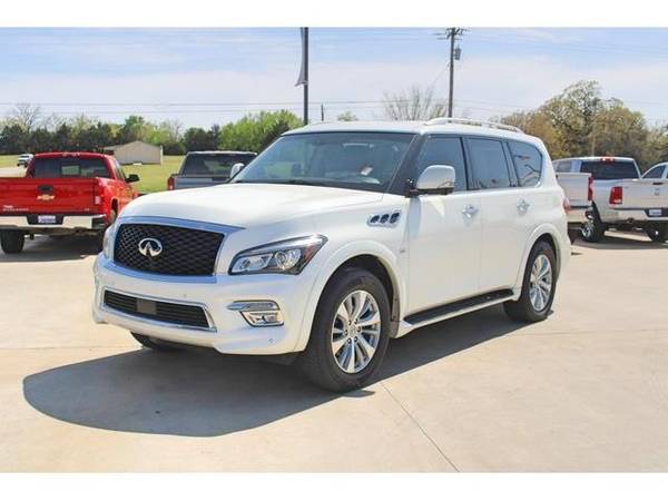 2017 INFINITI QX80 Base (Majestic White) - - by dealer for sale in Chandler, OK – photo 6