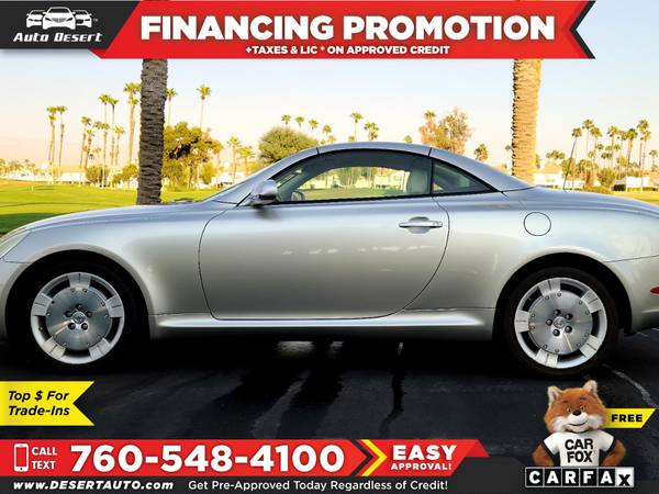 2004 Lexus *SC* *430* Only $303/mo! Easy Financing! - cars & trucks... for sale in Palm Desert , CA – photo 10