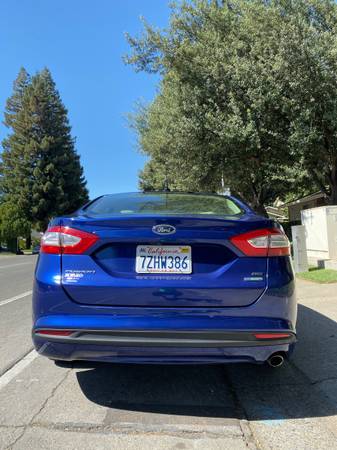 Blue 2016 Ford Fusion for sale in Sacramento , CA – photo 4