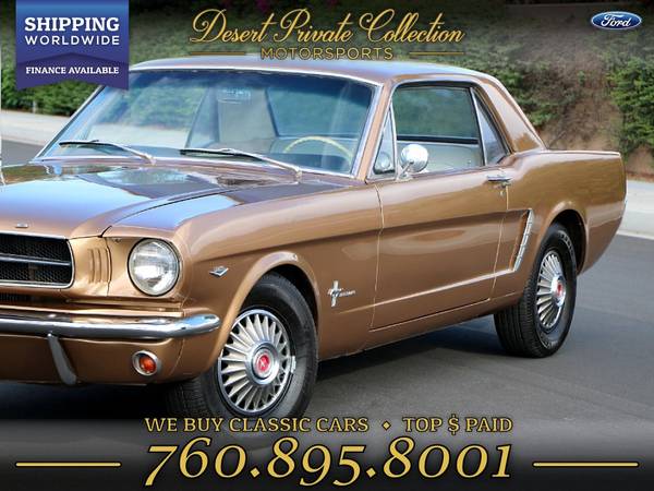1965 Ford Mustang Coupe 289 4 bbr Coupe available for a test drive for sale in Palm Desert, TX – photo 9