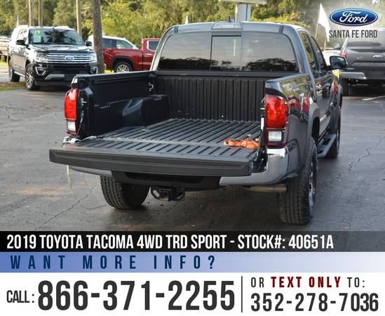 *** 2019 TOYOTA TACOMA 4WD TRD SPORT *** Cruise Control -... for sale in Alachua, FL – photo 19