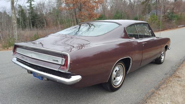 1967 Plymouth Barracuda fastback V8 auto - cars & trucks - by owner... for sale in Sandown, MA – photo 5