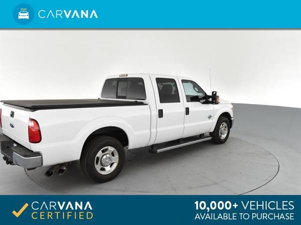 2011 Ford F250 Super Duty Crew Cab XLT Pickup 4D 6 3/4 ft pickup White for sale in Detroit, MI – photo 11