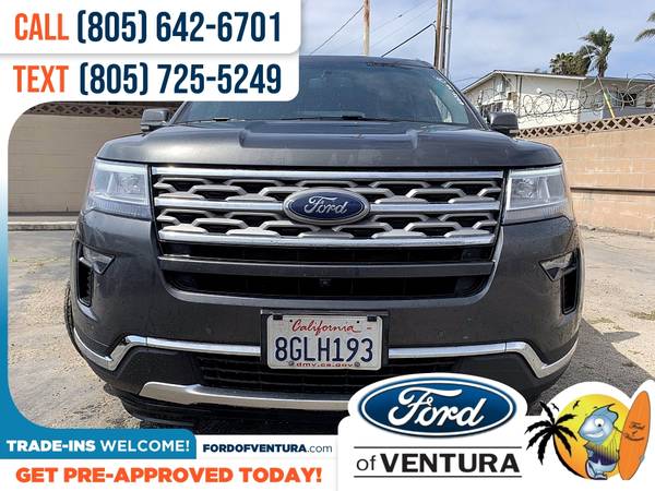 533/mo - 2019 Ford Explorer Limited - - by dealer for sale in Ventura, CA – photo 3