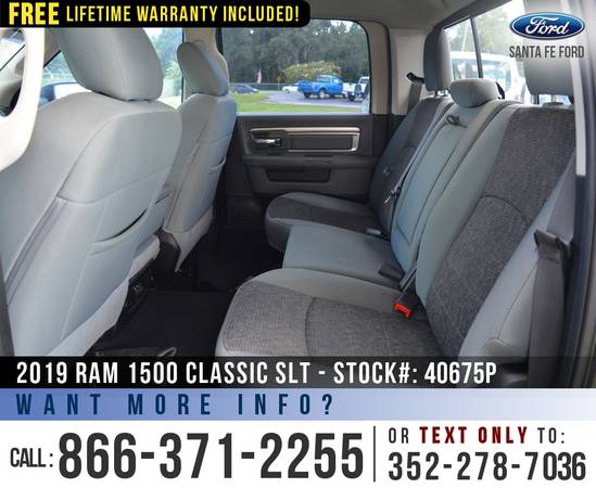 *** 2019 Ram 1500 Classic SLT *** Camera - Flex Fuel - Bluetooth -... for sale in Alachua, FL – photo 17