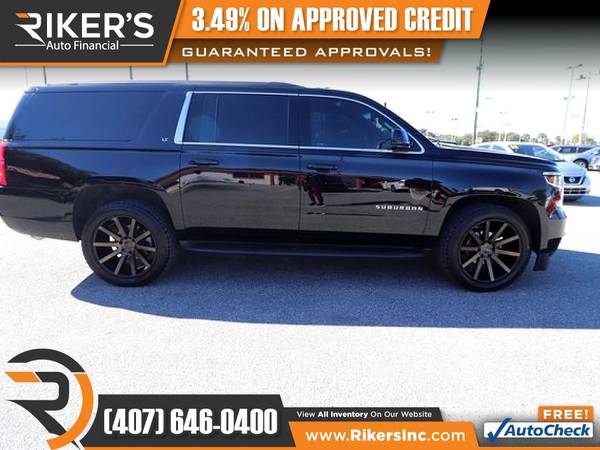 $444/mo - 2016 Chevrolet Suburban LT - 100 Approved! - cars & trucks... for sale in Kissimmee, FL – photo 8