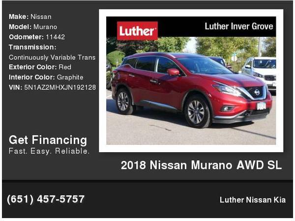 2018 Nissan Murano AWD SL for sale in Inver Grove Heights, MN
