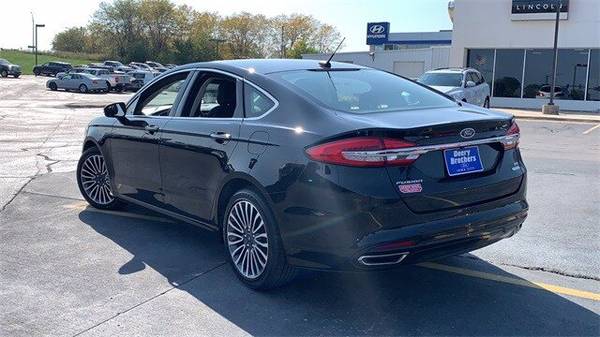 2018 Ford Fusion SE hatchback Black - cars & trucks - by dealer -... for sale in Iowa City, IA – photo 4